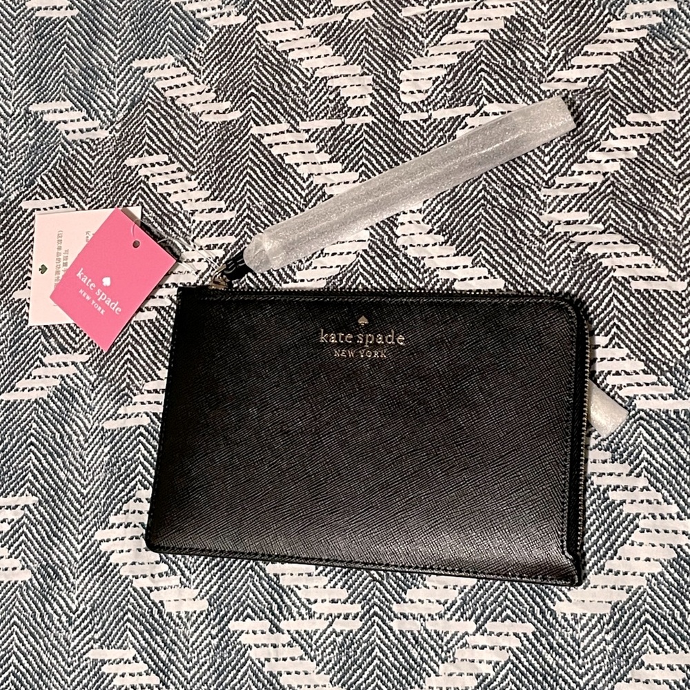 NWT ♠️ KATE SPADE Black Wristlet